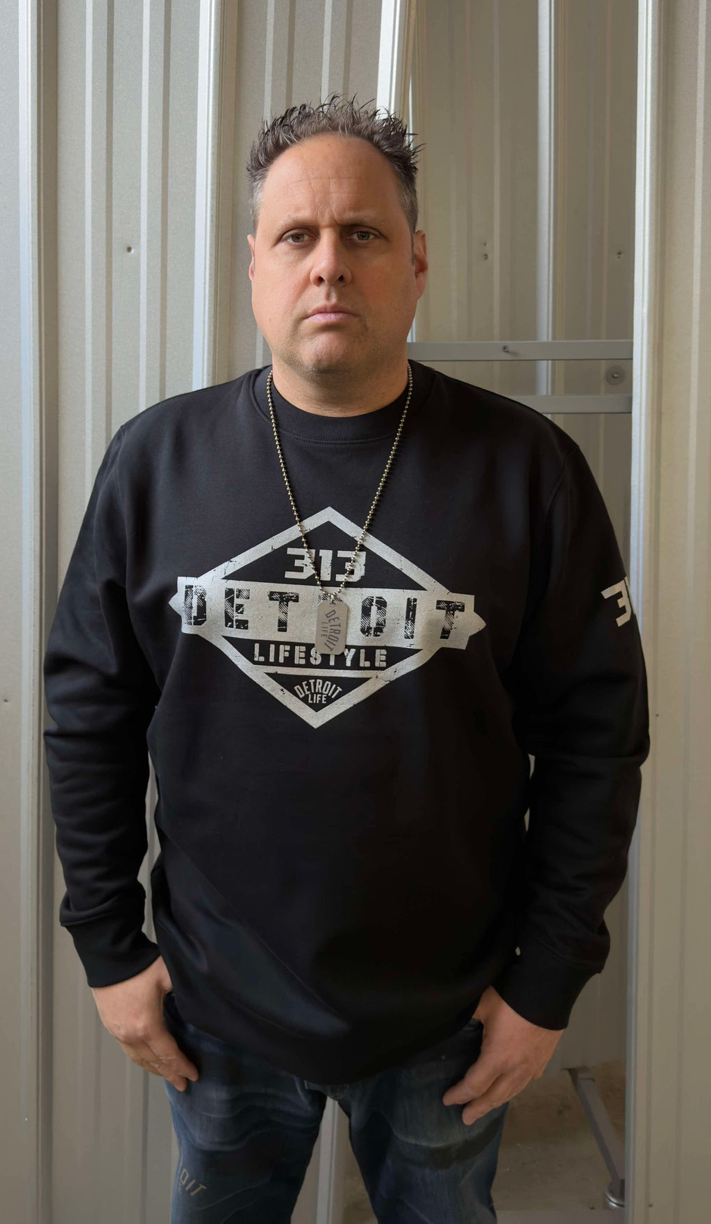 DETROIT LIFE STYLE CREW NECK