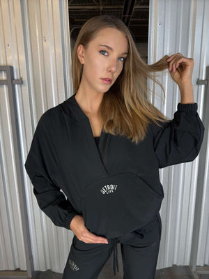 WOMENS QUARTER ZIP HOOD