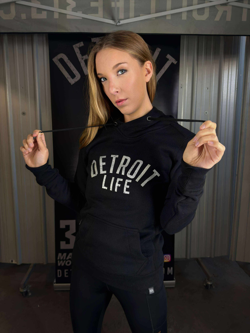 WOMENS DETROIT LIFE HOODIE