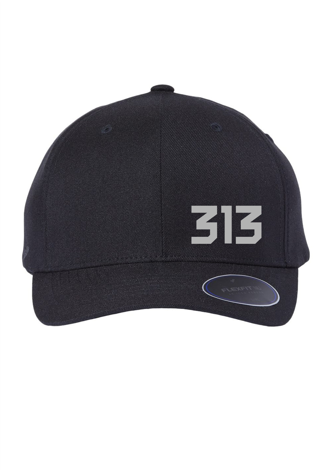 313 HAT SMALL LOGO SILVER