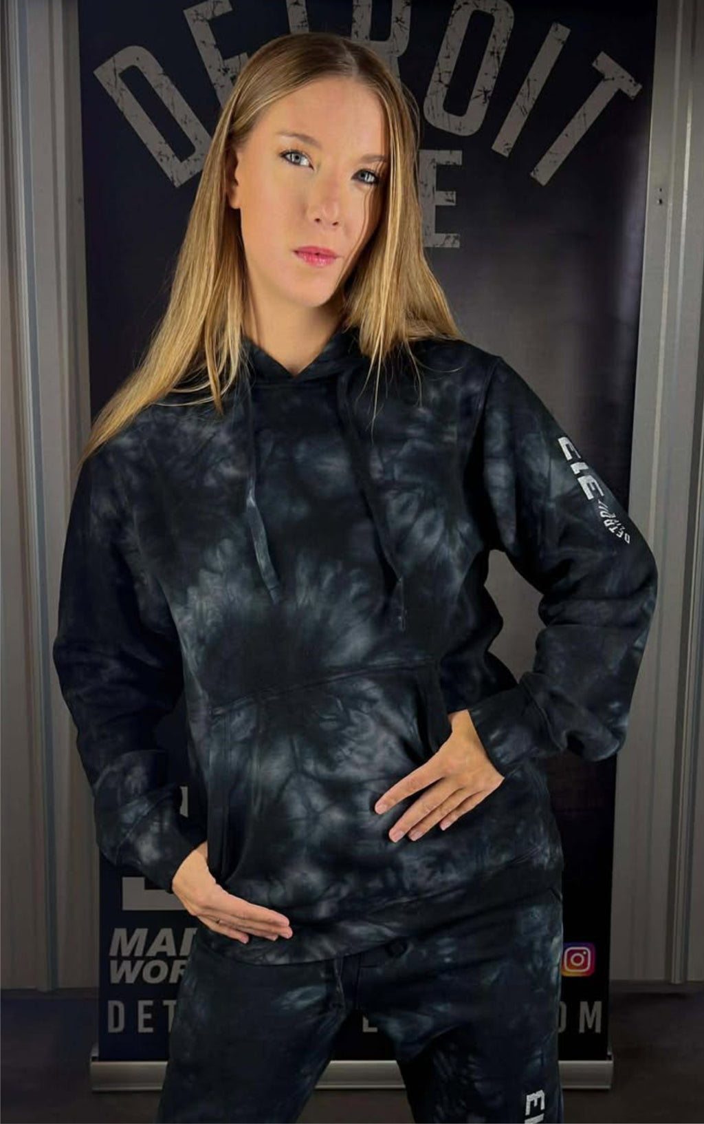 WOMENS TIE DYE HOODIE