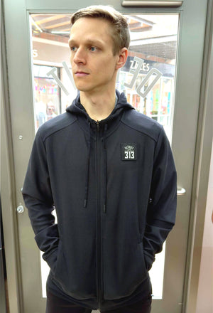 Detroit Life 313 Zip Up Sport Hoodie
