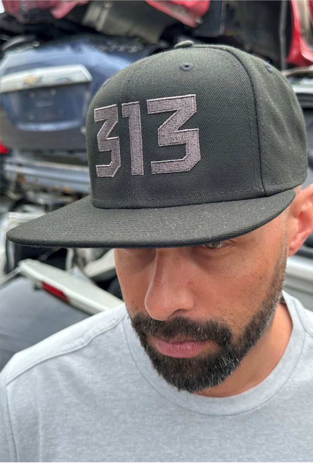 313 HAT GUNMETAL