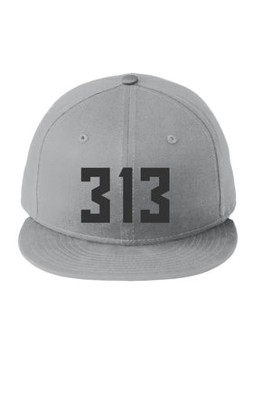 DETROIT LIFE SNAPBACK 313 GRAY
