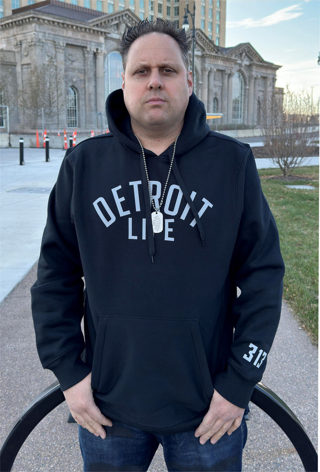 DETROIT LIFE 12oz HOODIE