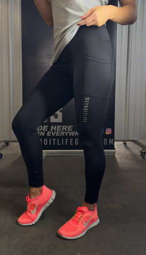 DETROIT LIFE LEGGINGS SIDE POCKETS