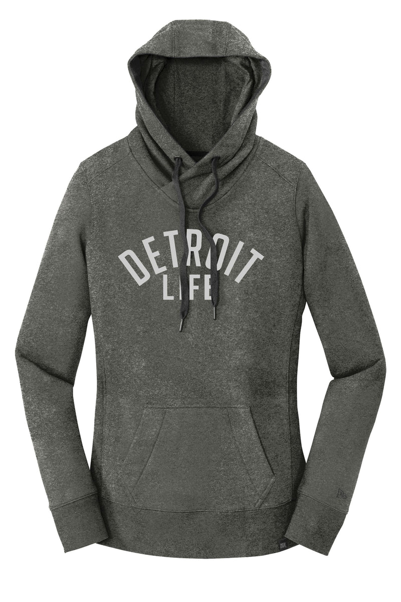 WOMENS DETROIT LIFE BLK/TWIST HOODIE