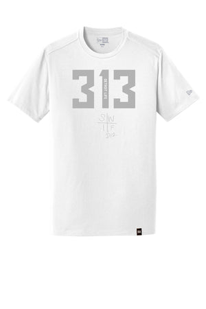 SWIFTY MCVAY SIGNED 313 T SHIRT WHITE/SILVER